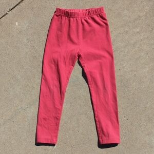 Hanna Andersson Classic Leggings, Red, 4T